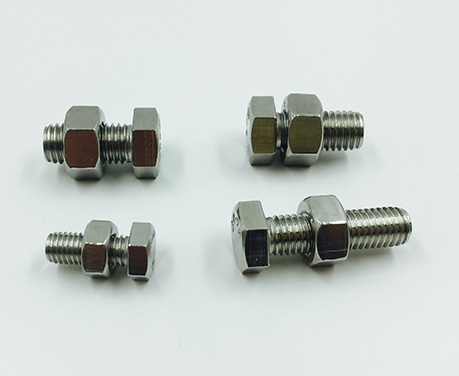 Stainless Steel hex bolt with nut