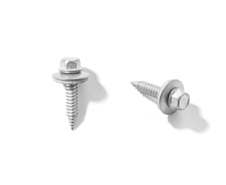 Hex washer head self-tapping screw with